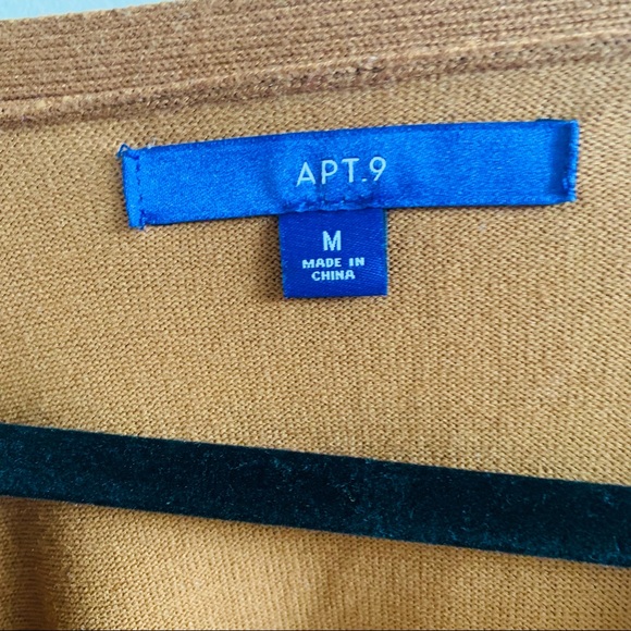 APT.9 Brown Sweater size M - Picture 3 of 6